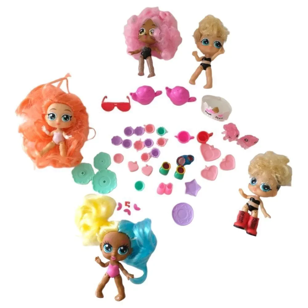 Zuru Angel High Itty Bitty Prettys Mixed Dolls Set And Accessories Miniature Y2K